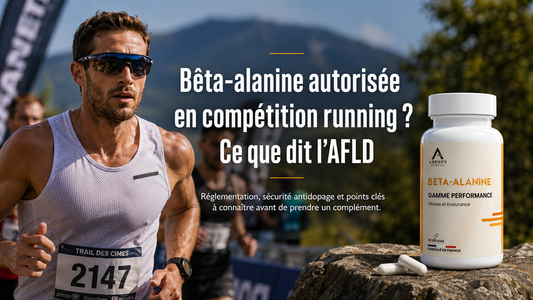 Bêta-alanine autorisée en compétition running ? Ce que dit l'AFLD