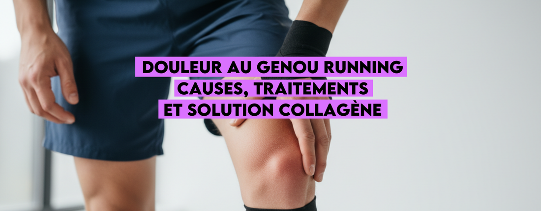 Douleur au genou running : Causes, traitements et solution collagène