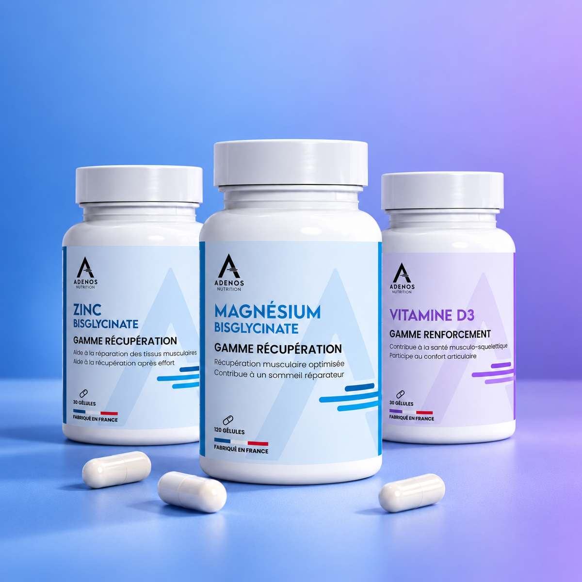 Pack Vitalité - Magnésium, Vitamine D, Zinc