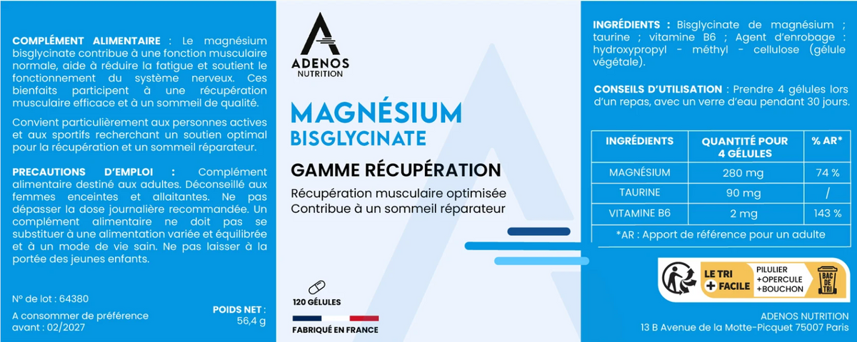 Pack Découverte - Bêta-Alanine et Magnésium Bisglycinate